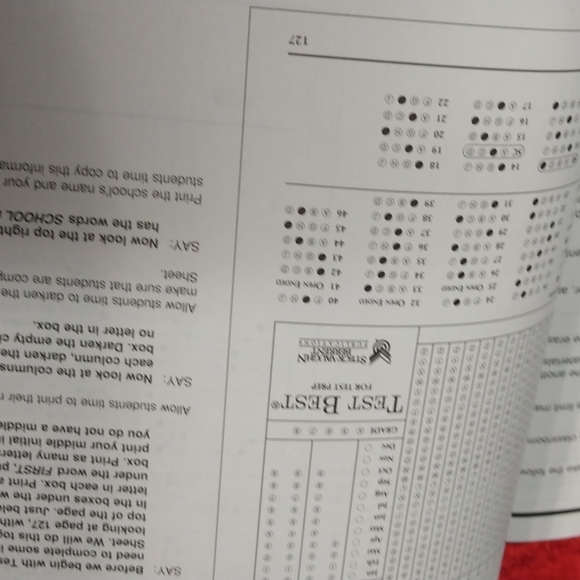 Test Best for Test Prep Level D Teacher's edition. - Picture 8 of 16